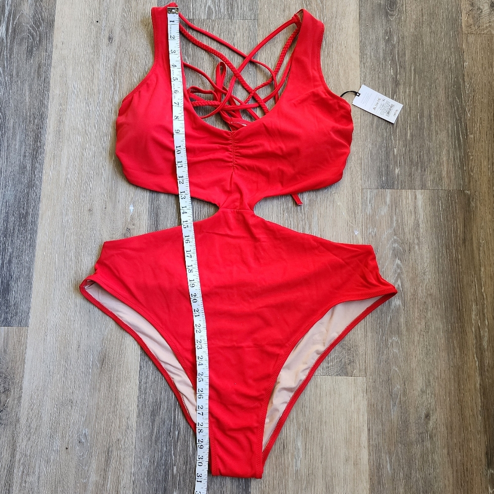 NWT SHADE AND SHORE ONE PIECE SWIMSUIT - Picture 6 of 16